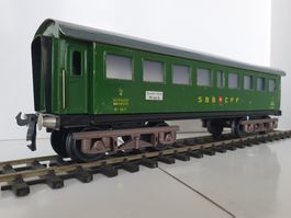 Buco / 4-Achsiger Personenwagen / Blech / Spur O