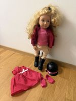 Our Generation Puppe blond mit Zubehör gebrauchter Zustand