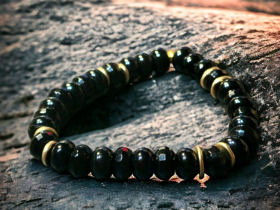 Bracciali & Braccialetti: Armband Onyx und Bronze – Nuovo e nell'imballaggio originale da Aarau venduto da Schmuckhoehle_MD 3