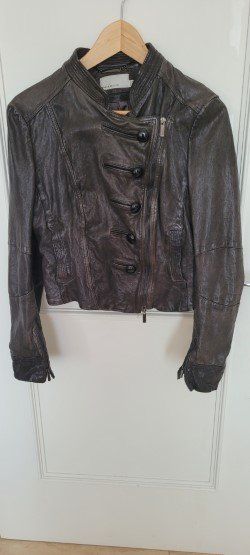 Karen Millen Giacche: Karen Millen wunderschöne Lederjacke – Nuovo (secondo la descrizione) da Zufikon venduto da andrea0510 4