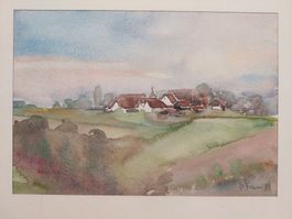 Aquarell von Hans Fahrni 40x30 cm