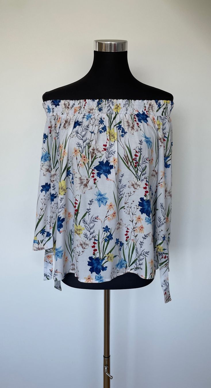 Orsay Top: Sommertop mit Blumenmuster (off-shoulder) – Usato da Grenchen venduto da M_ina