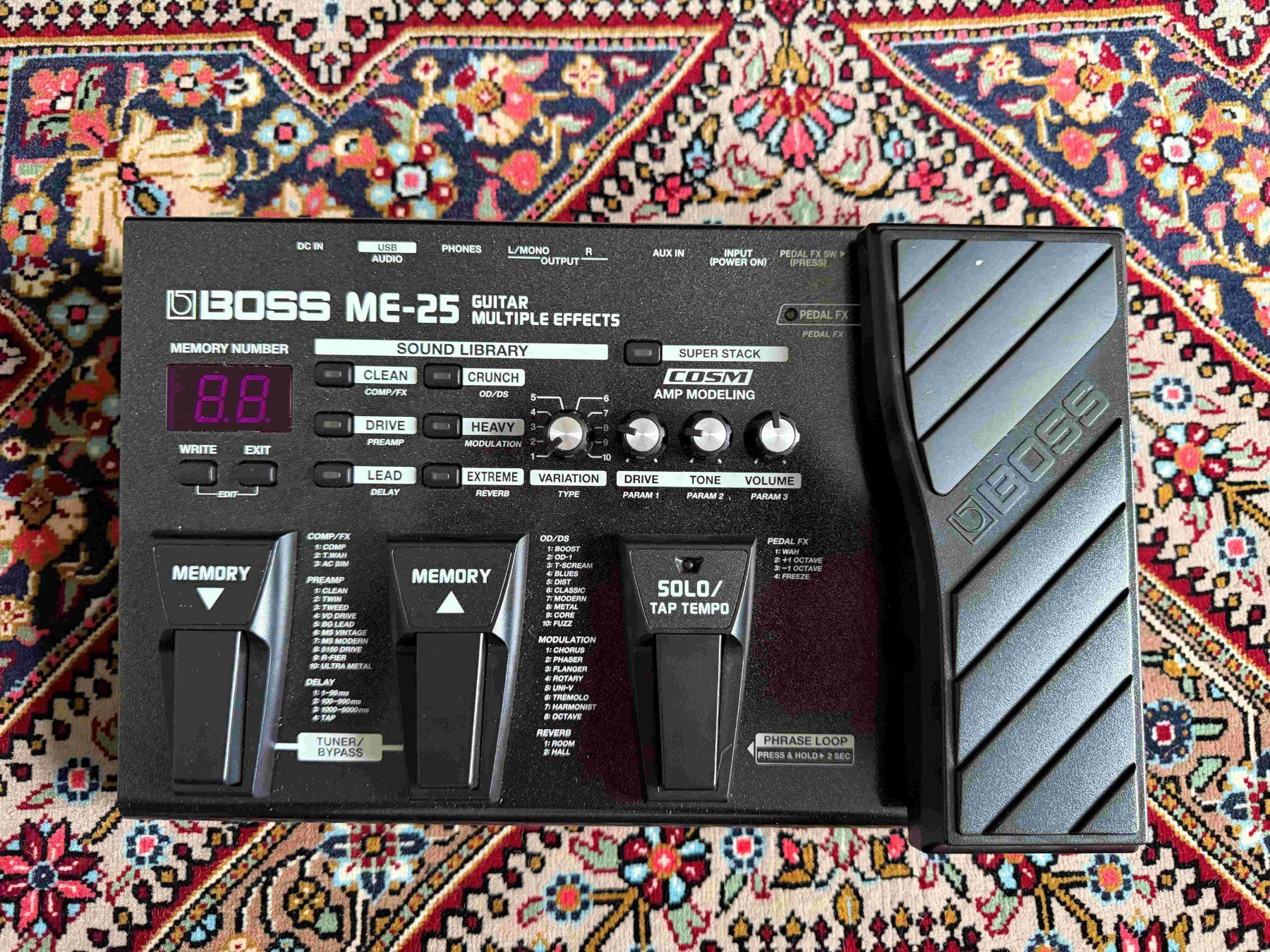 Boss Amplificatori: Boss ME-25 Multieffektgerät – Usato da Altishausen venduto da hpm_r57k