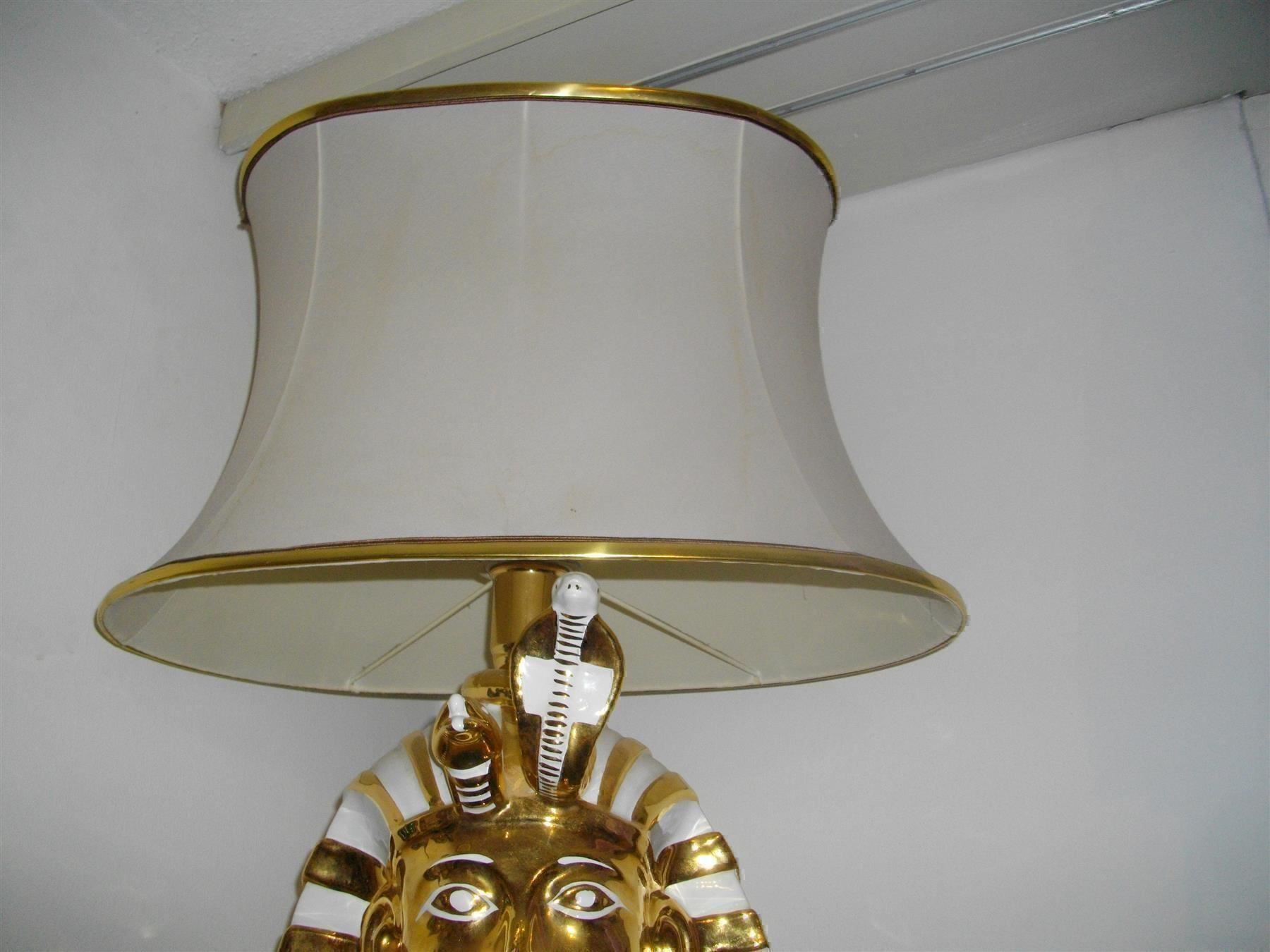 Lampade: Schöne Kleopatra Tischlampe – Usato da Zürich venduto da protea59 2