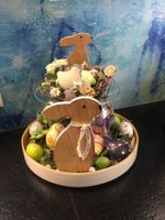 Villeroy Boch Osterdeko Osterhase Etagere Ostereier Kerzen