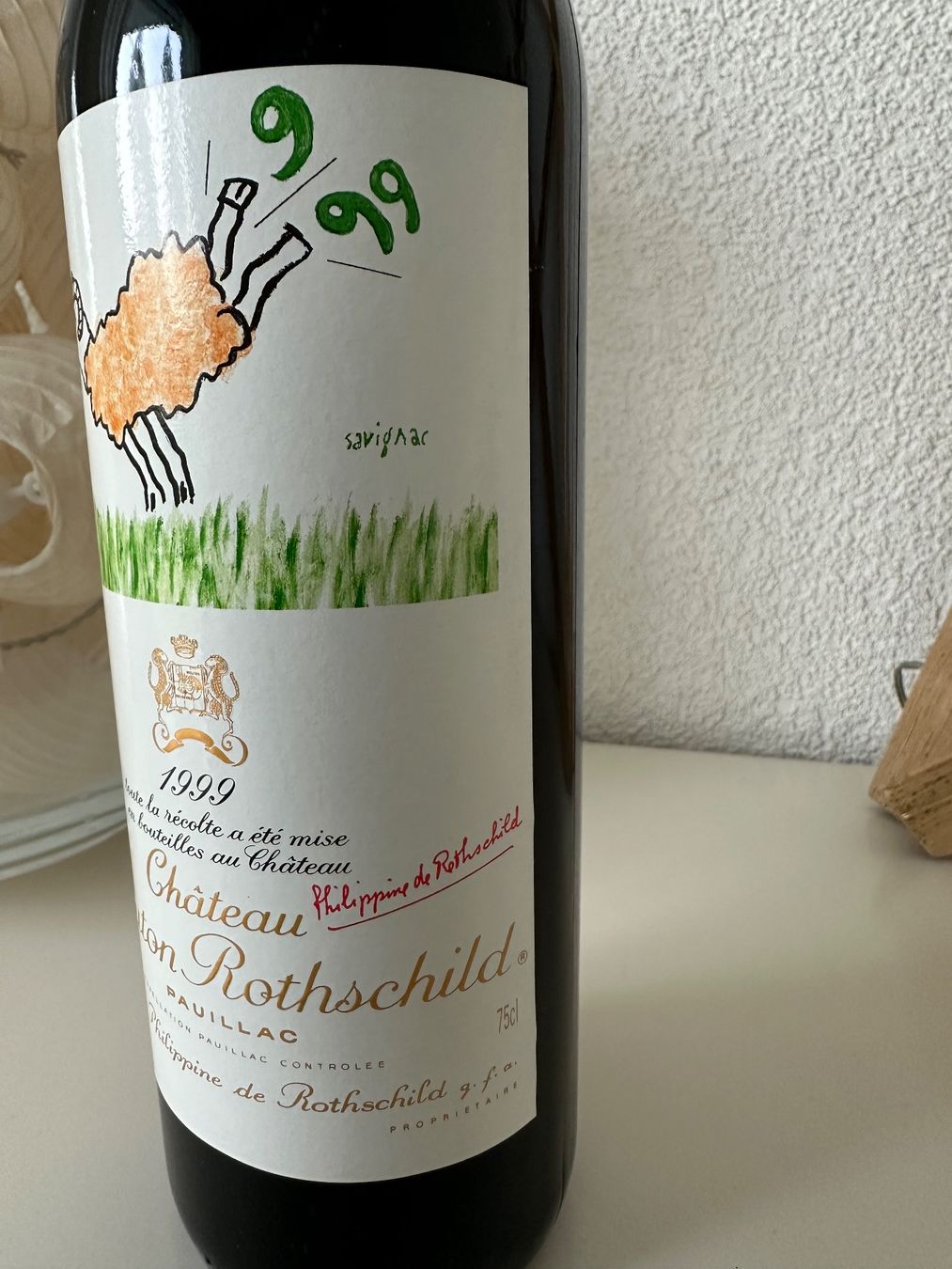 Mouton Rothschild Vino: Château Mouton Rothschild 1999 – Nuovo (secondo la descrizione) da Yens venduto da Rilou80 3