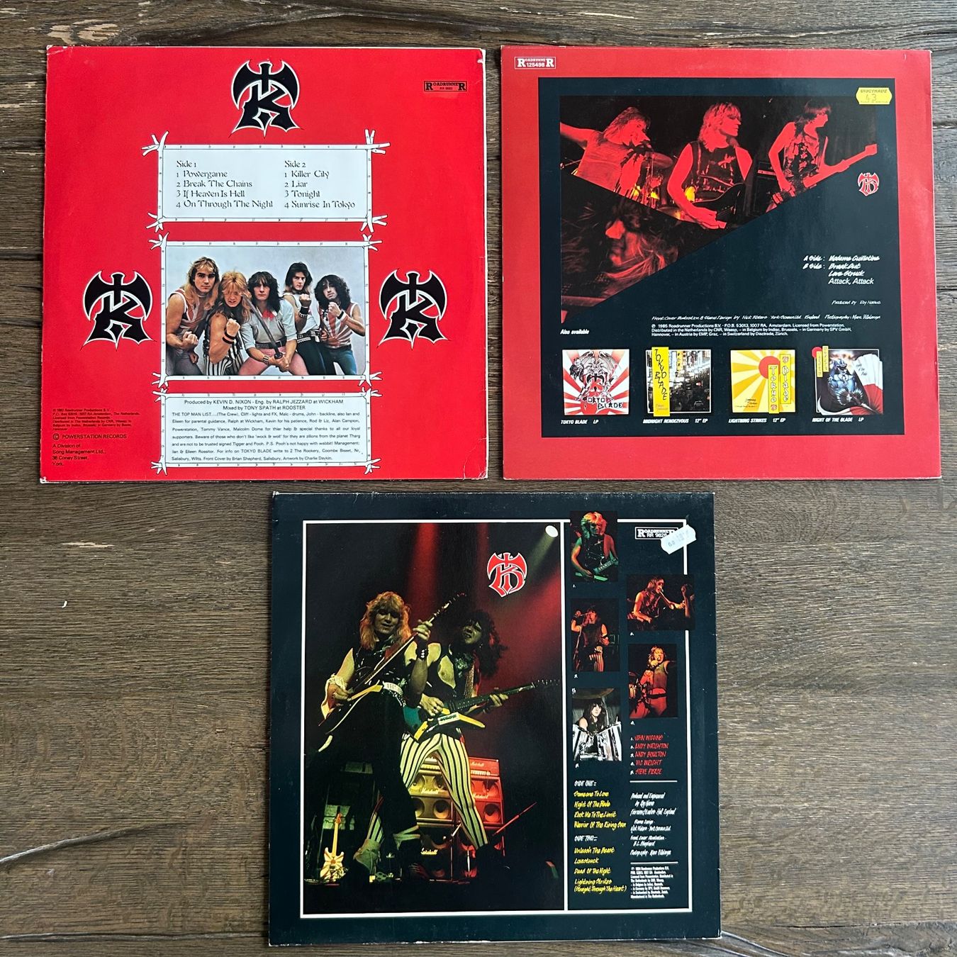 TOKYO BLADE „S-T/Night of The Blade & 12“ 2 LPs & 12“ VINYL (Gebraucht ...