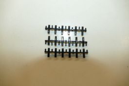 Minitrix N: 3x6 Isolier-Schienenverbinder