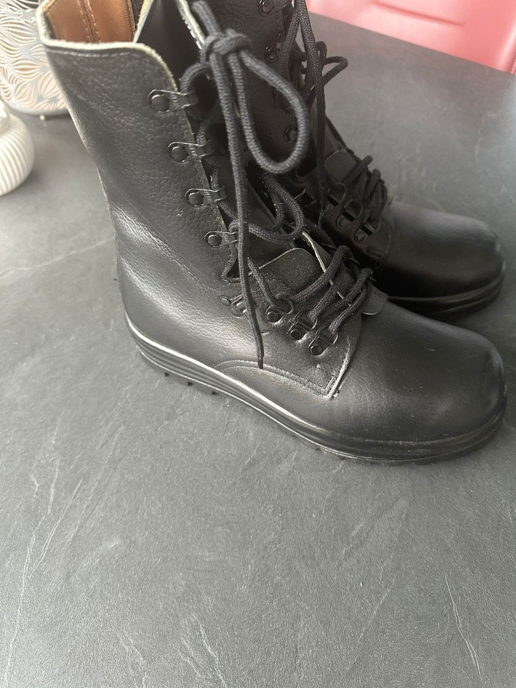 Schweizer Armee Scarpe da uomo: Militär Kampfstiefel Minerva Grösse 42 – Nuovo (secondo la descrizione) da Burgdorf venduto da Apfel62 2