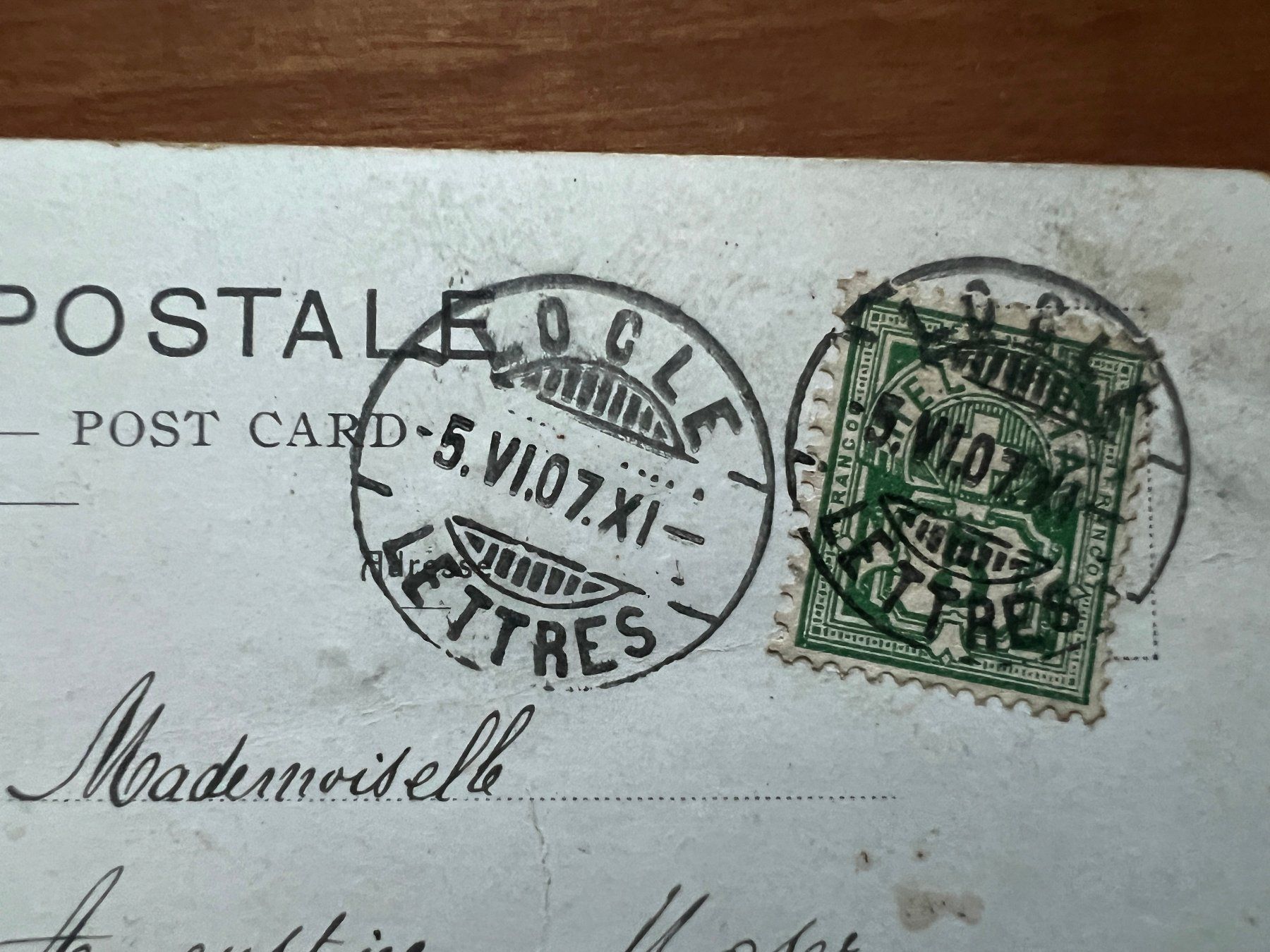 Cartoline postali: AK  1907 Doubs   (G2796) – Usato da Hinwil venduto da Sidi4 1