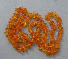 ♥ Midi Kette / Baltischer Bernstein / honig ♥