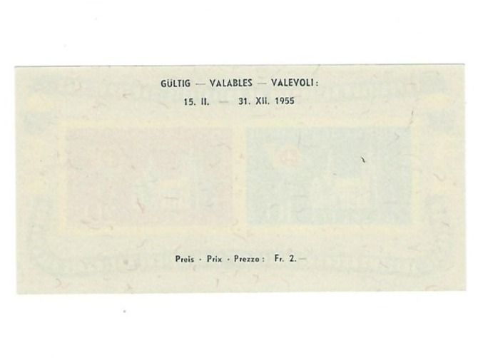 Tutti i francobolli: CH, Lausanne-Block 1955 ** – Usato da Hinteregg venduto da McCharly01 1