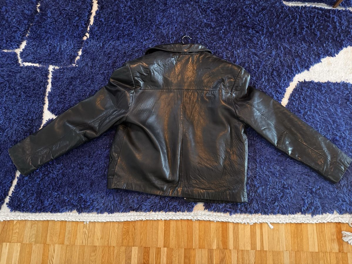 Wilson Giacche: Schwarze Echtlederjacke Herren Grösse M von Wilson – Usato da Uzwil venduto da wahsaga 2
