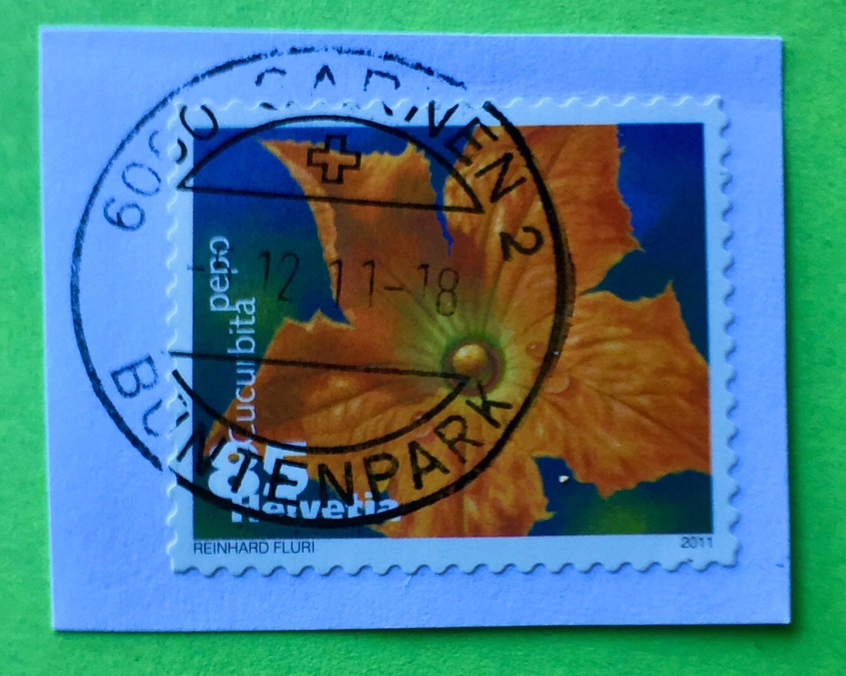 Tutti i francobolli: Nr.1376 Dauermarken Gemüseblüten 2011 mit Stempelt Zucchini – Usato da Aarau venduto da Billa007