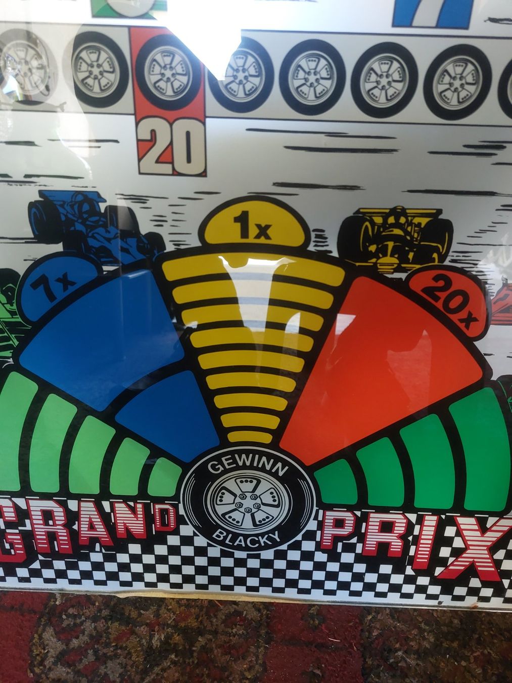 Slot Machine: Polymat Grand Prix Spielautomat Scheibe – Usato da Bremgarten AG venduto da marcelbu62 1