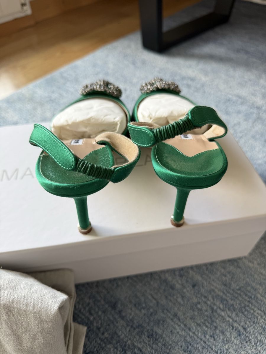 Manolo Blahnik Scarpe da donna: Manolo Blahnik Hangisi slingback pumps 36.5 – Usato da Zürich venduto da shuenoma 3