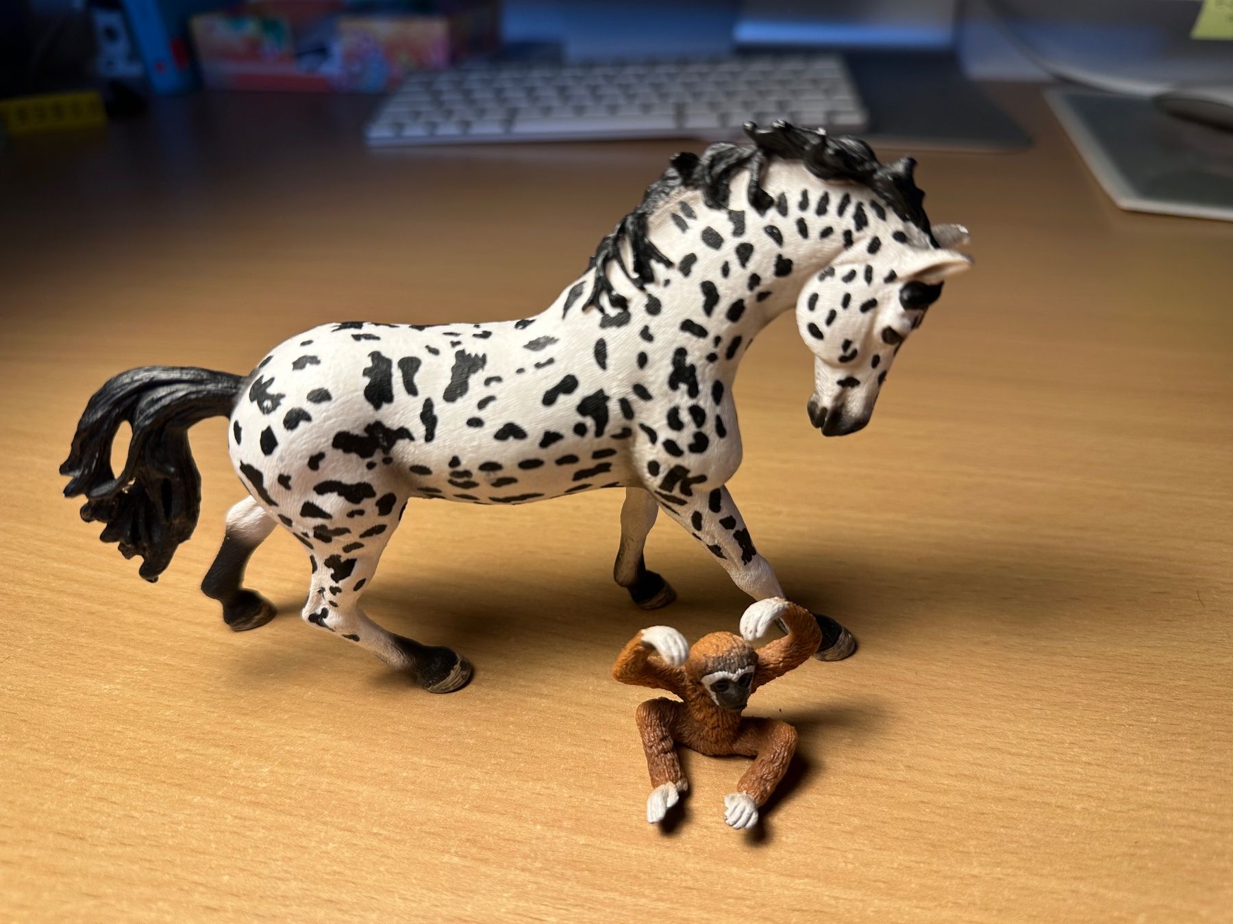 Schleich Giocattoli: Schleich Pferd und Affe Pippi Langstrumpf – Nuovo (secondo la descrizione) da Hausen AG venduto da dege02 1
