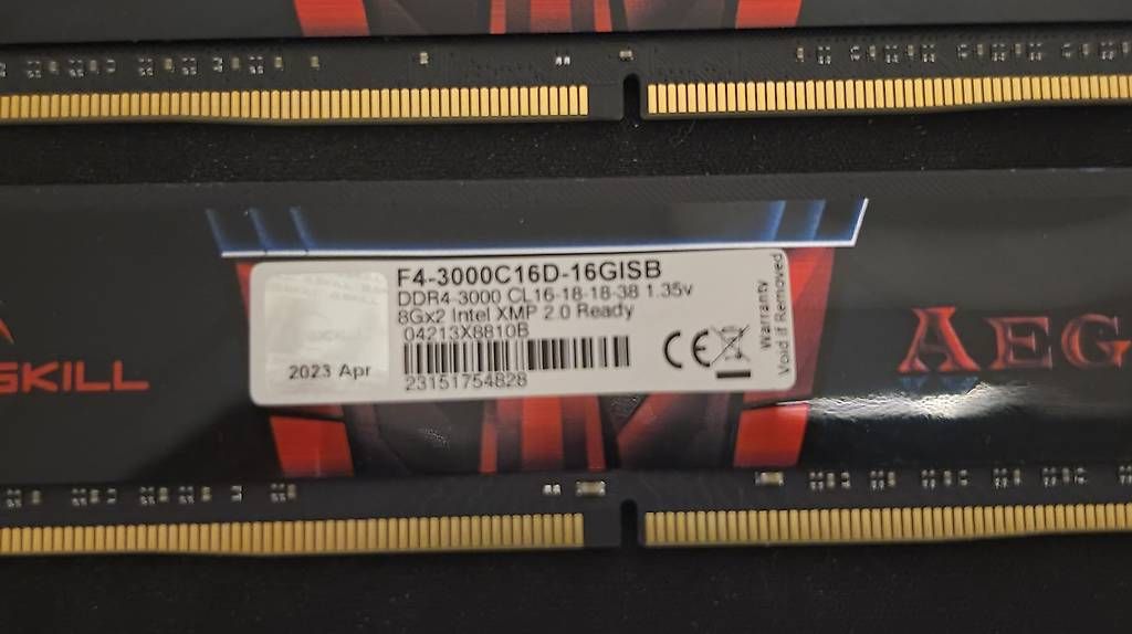 Memoria / RAM: 32 GB RAM DDR4-3000 – Usato da S. Antonino venduto da Andrewmantt 1