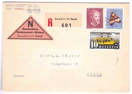 1953 Nachnahme-R-Beleg mit Mischfrankatur