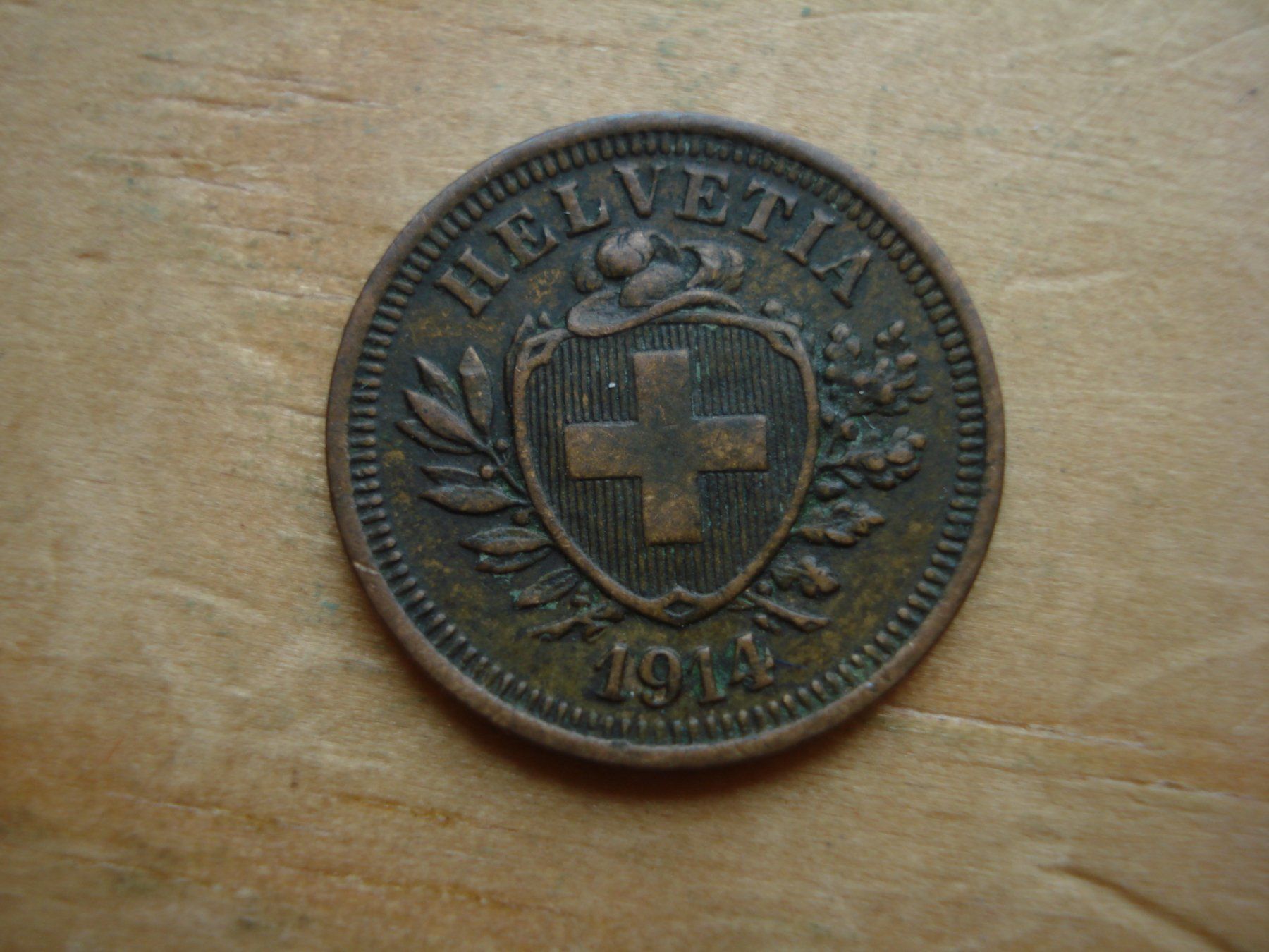 Tutti le monete: (W5) 1 Rappen 1914 – Usato da Erlach venduto da Net-Coins