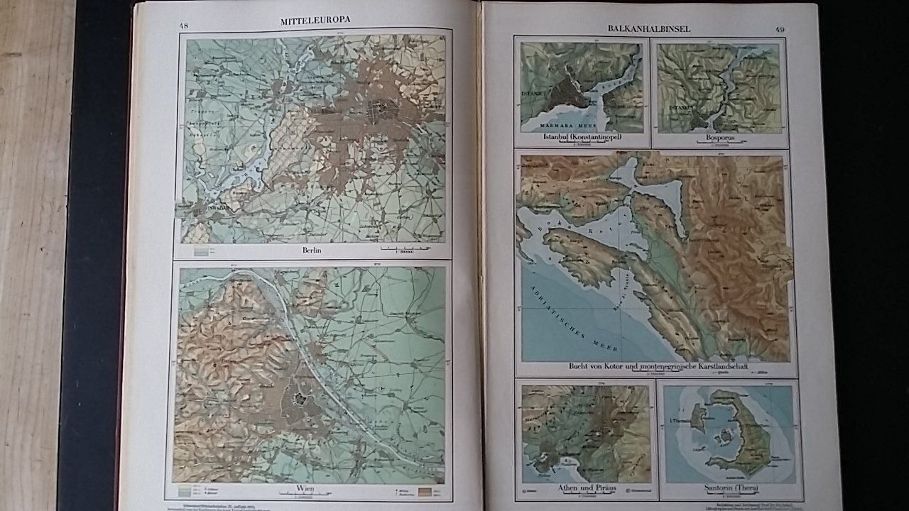 Libri: Schweizerischer Mittelschulatlas 1955 – Usato da Zollikerberg venduto da Dogon 3