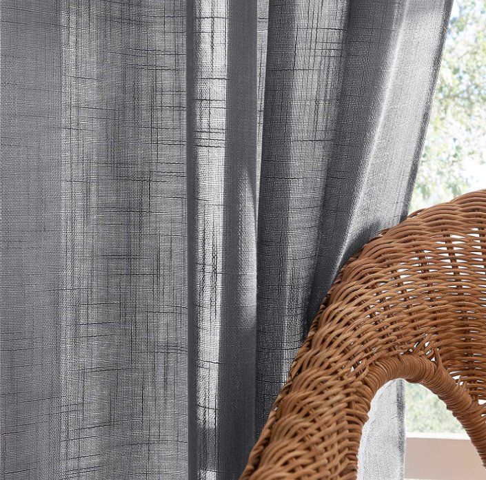 Tende: Vorhänge Leinenoptik 2er-Set BxH 140x160cm – Nuovo e nell'imballaggio originale da Adlikon b.Regensdorf venduto da MK-VORHANGSERVICE 2