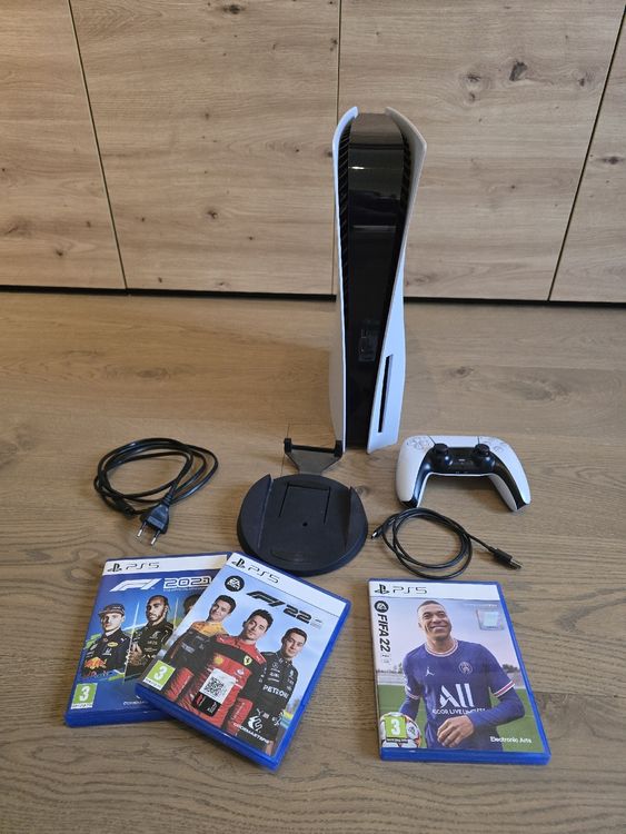 PS5 Disc Edition + Controller + 3 Games inkl. OVP (Gebraucht) in Wilen ...