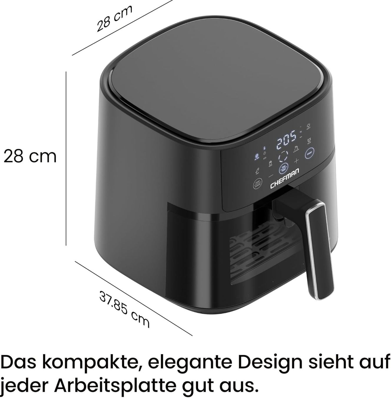 Appareils de cuisine: Heissluftfritteuse 6 Liter mit Digitaldisplay – Neuf avec emballage d'origine à Herisau par Senn24 2