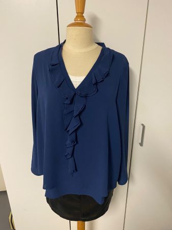 Bluse SANI BLUE Gr. 42/44 royalblau