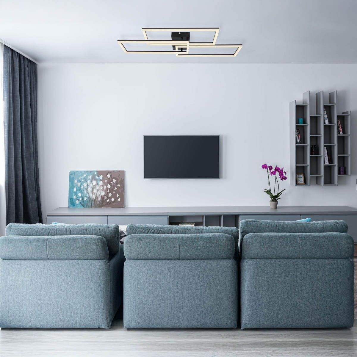 Lampadari & plafoniere: Smart LED Deckenleuchte, 90 cm x 40 cm – Nuovo (secondo la descrizione) da Kreuzlingen venduto da Smart-Light