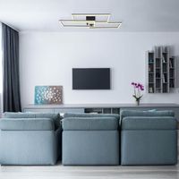 Smart LED Deckenleuchte, 90 cm x 40 cm
