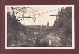 Photo - FRIBOURG - Pont suspendu détruit (1919)