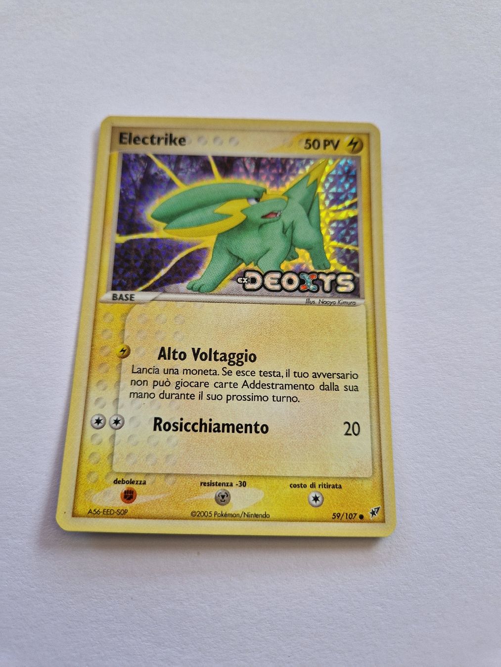 Pokémon Carte collezionabili: Electrike (Holo) - Deoxys - IT - Ab 1 – Usato da Romont FR venduto da raj_sjv9 1