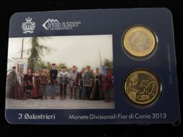 Coincard San Marino 2013, 1&0.5€