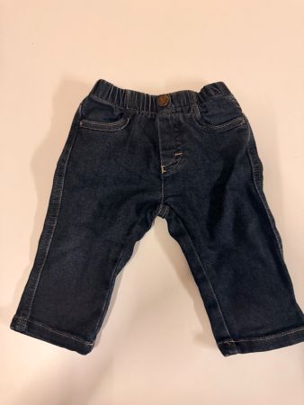 Il Gufo Baby Jeans dunkelblau, elast. Bund, 6 Monat
