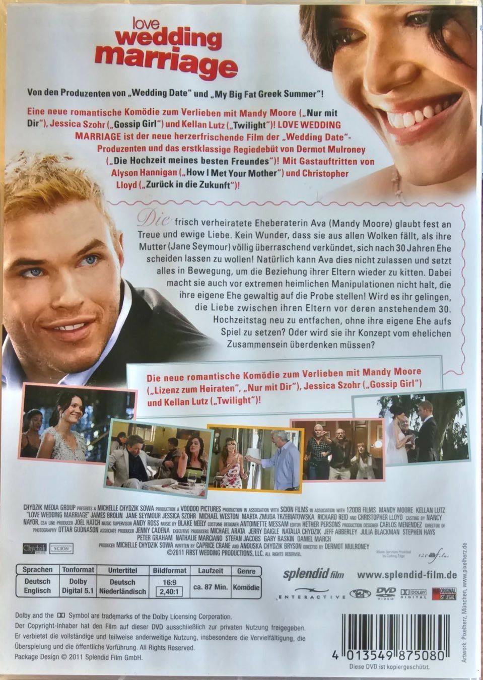Tutti i DVDs: Love Wedding Marriage – Usato da Wahlen b. Laufen venduto da Cg10 1