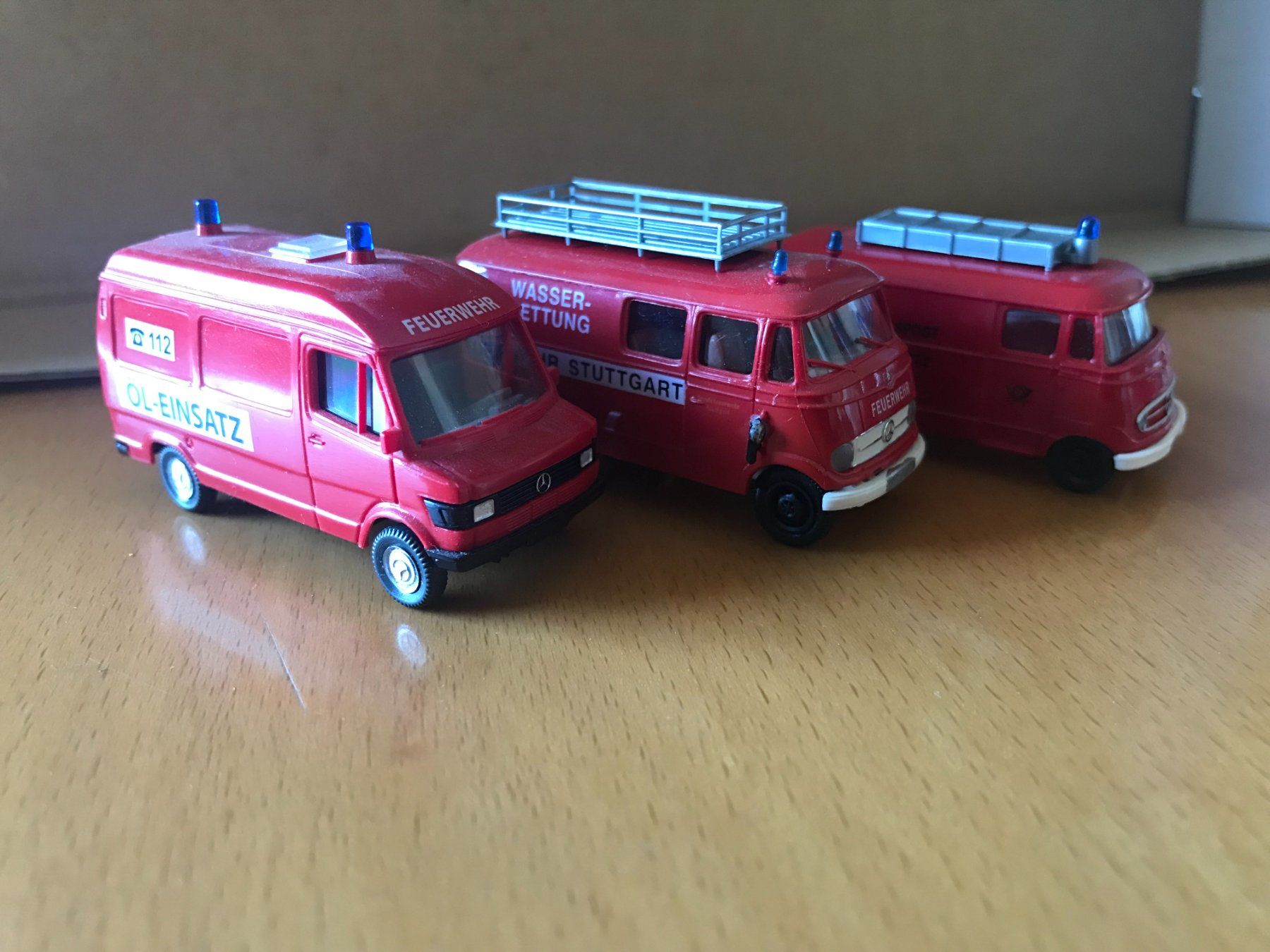 Wiking Modellautos: 3x Mercedes Feuerwehr – Gebraucht aus Luzern von mey_s13