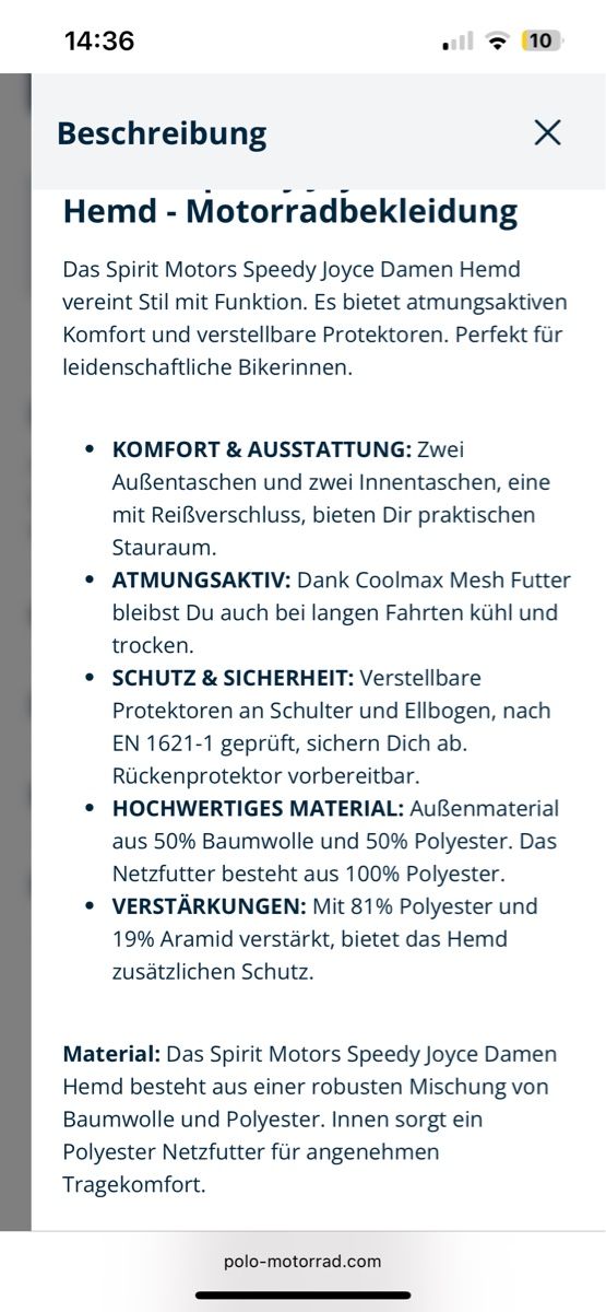 Giacche: Motorradjacke inkl. Protektoren Gr. M – Usato da Ueken venduto da reb_mr5c 6