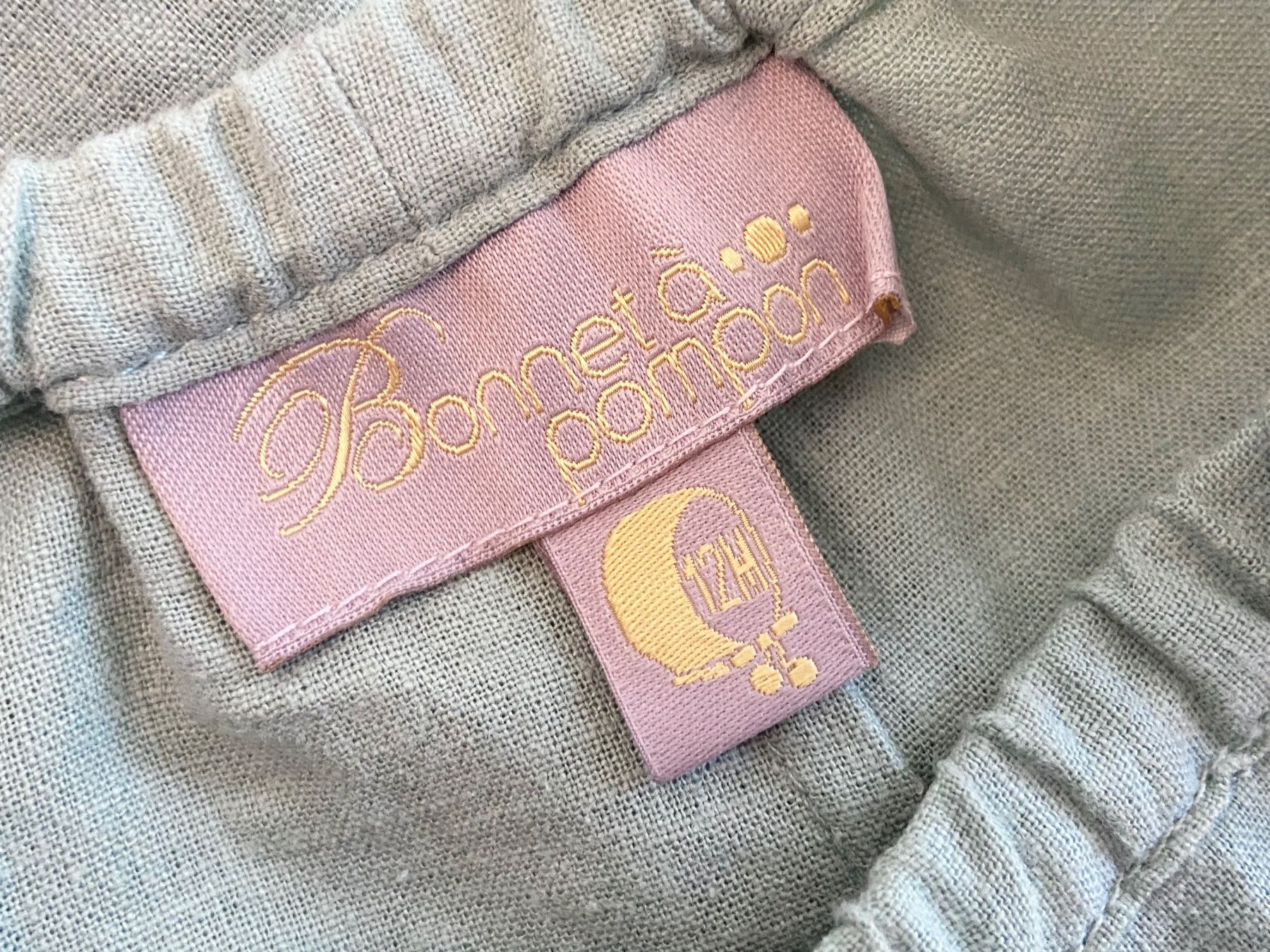 Pantaloni: Bonnet a Pompon, Hose, Gr. 68, Leinen – Usato da Zürich venduto da Pokimoki_1 1