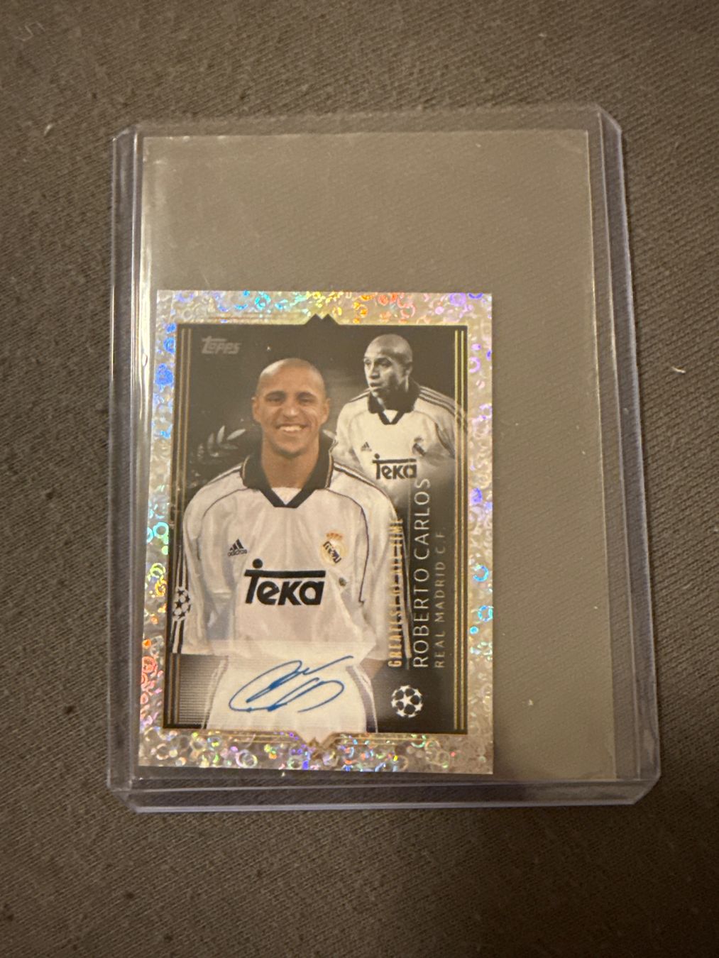 Topps Carte collezionabili: Topps Roberto Carlos Signed sticker – Usato da Chur venduto da raf_h96v