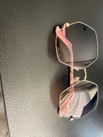Sonnenbrille GUESS Rosa Gold Hexagonal mit Etui neuwertig