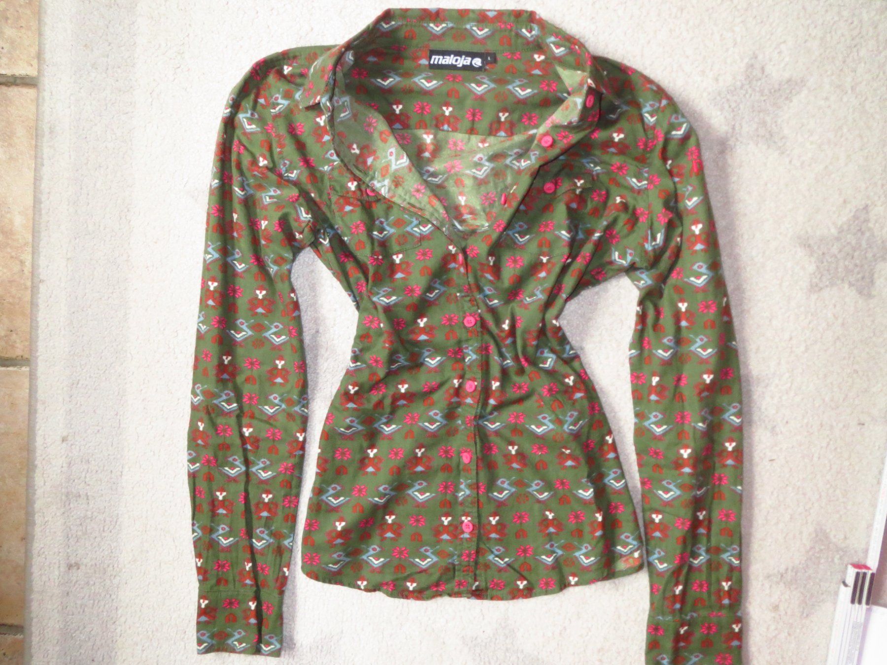 Camicette: spezielle MALOJA Damen Bluse Gr L – Usato da kiental venduto da Anna3723 1