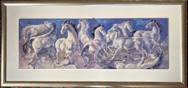 Poster & Bilder: Erni Hans. Tanz der neun Pferde. – Gebraucht aus Frauenfeld von picowalo