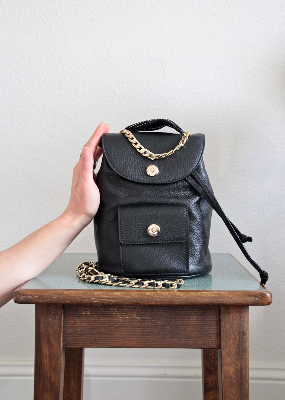 Zaini: Kleiner Leder Rucksack von Dylan Kain – Usato da Buchs AG venduto da shoplio