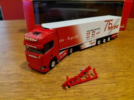 Herpa Scania CS mit Kühlauflieger 75 Jahre 1:87