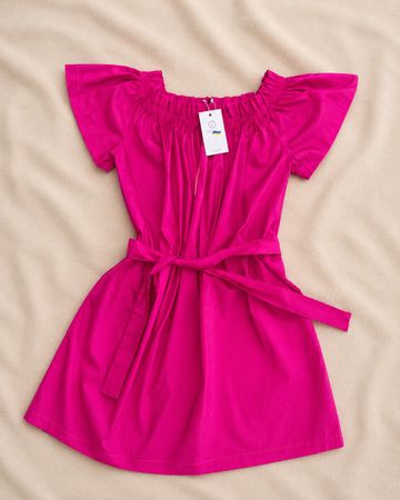 NENKA himbeerfarbenes Sommerkleid Gr S/M *neu*