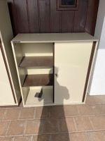 Schiebetürenschrank Büro 105.5×111×44cm Holz abschliessbar