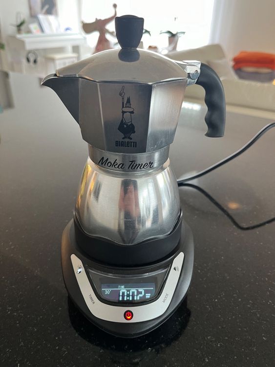 Moka Timer Kaffeemaschine 3T. von Bialetti, elektrisch (Gebraucht) in ...