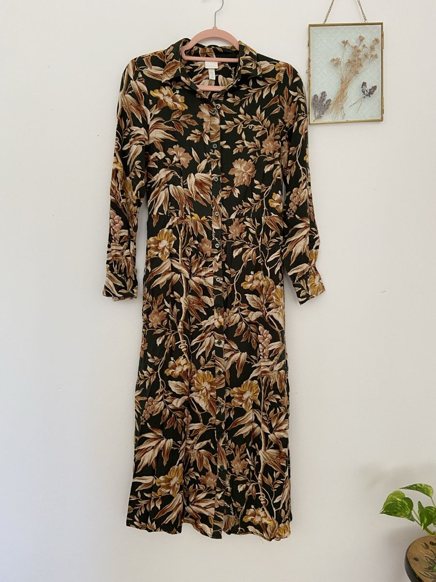 H&M Vestiti: Hemdkleid H&M Blumenmuster Grösse 36 – Usato da Walde SG venduto da k_gii