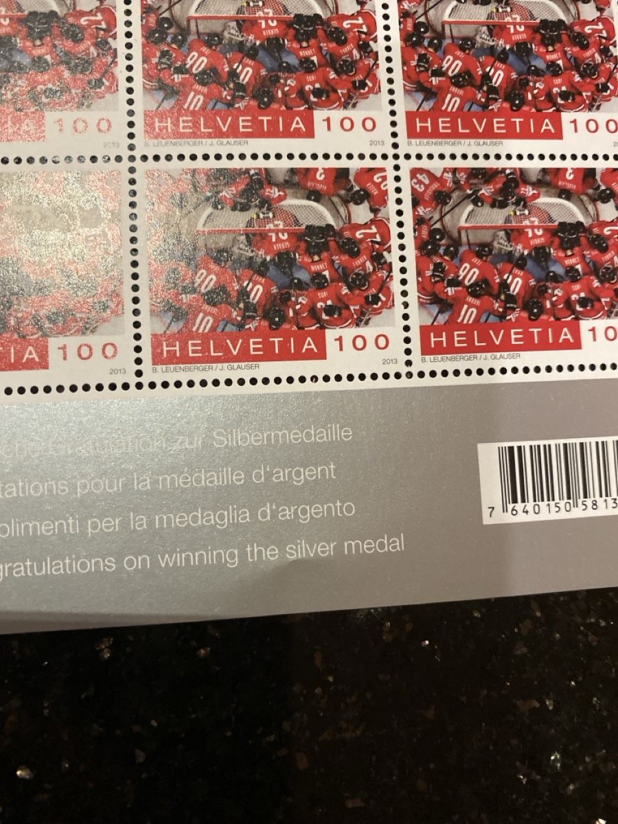 Tutti i francobolli: Bogen Briefmarken IIHF Ice Hockey, postfrisch, 2013 – Nuovo (secondo la descrizione) da Schüpfen venduto da Diego2211 1